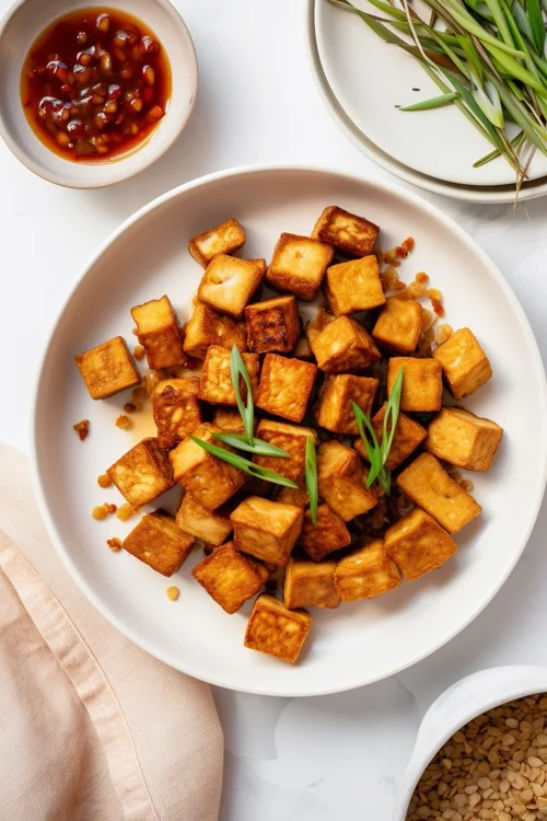 elaboracion tofu de lentejas