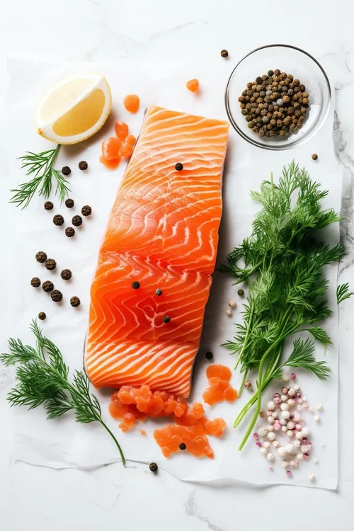 ingredientes lentejas con salmon